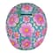 7.75" Blue & Pink Day of the Dead Skull Coin Bank